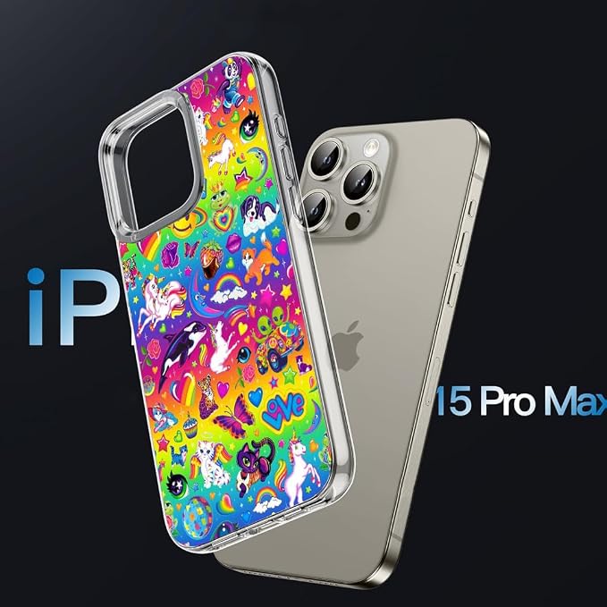 Phone Case Pattern Pc Vomit Bumper Lisa Scratch Frank Cute Rainbow TPU Y2k - Image 2