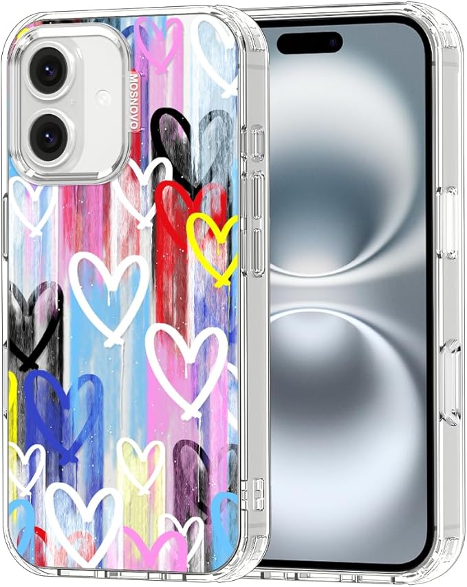 MOSNOVO for iPhone 16 Case, Shockproof Military-Grade Protection 6.6ft Drop by Mosnovo