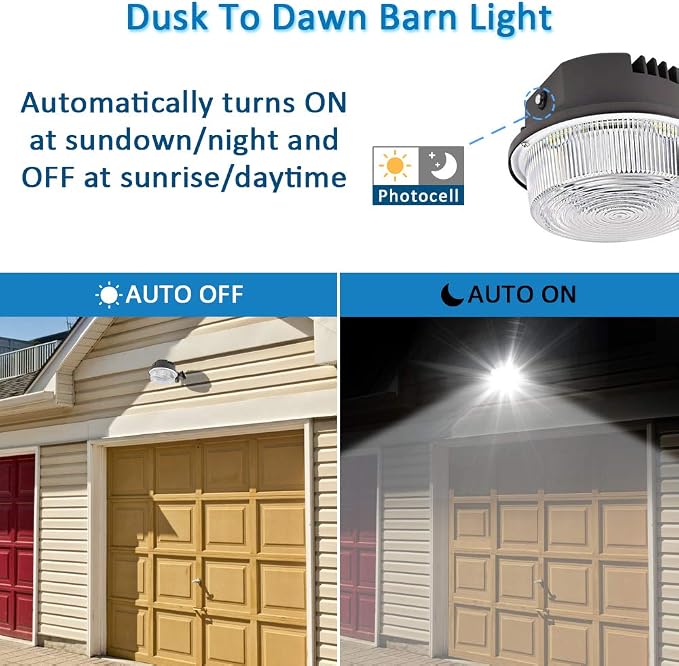 LED Barn Light 70W, Dusk to Dawn Outdoor Light - Image 3