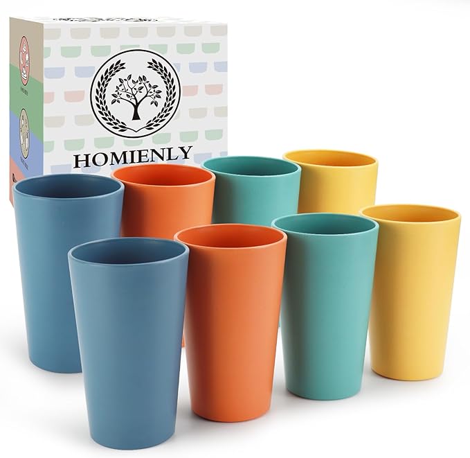 Homienly Reusable Plastic Cups by HOMIENLY