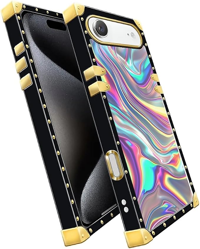for iPhone 17 Air Case Luxury Golden Decoration - Image 3