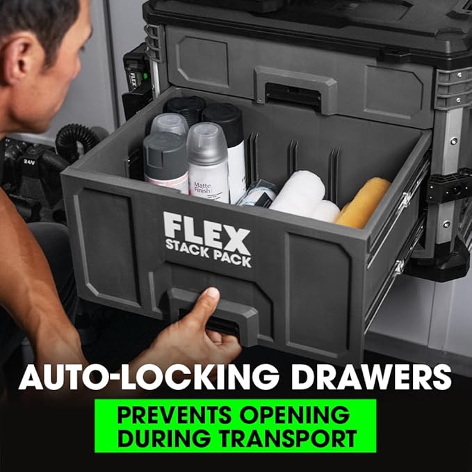 FLEX STACK PACK Storage System 2-Drawer Tool Box - Image 2