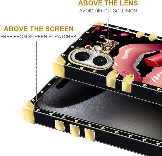 for iPhone 17 Case Luxury Golden Decoration - Image 7