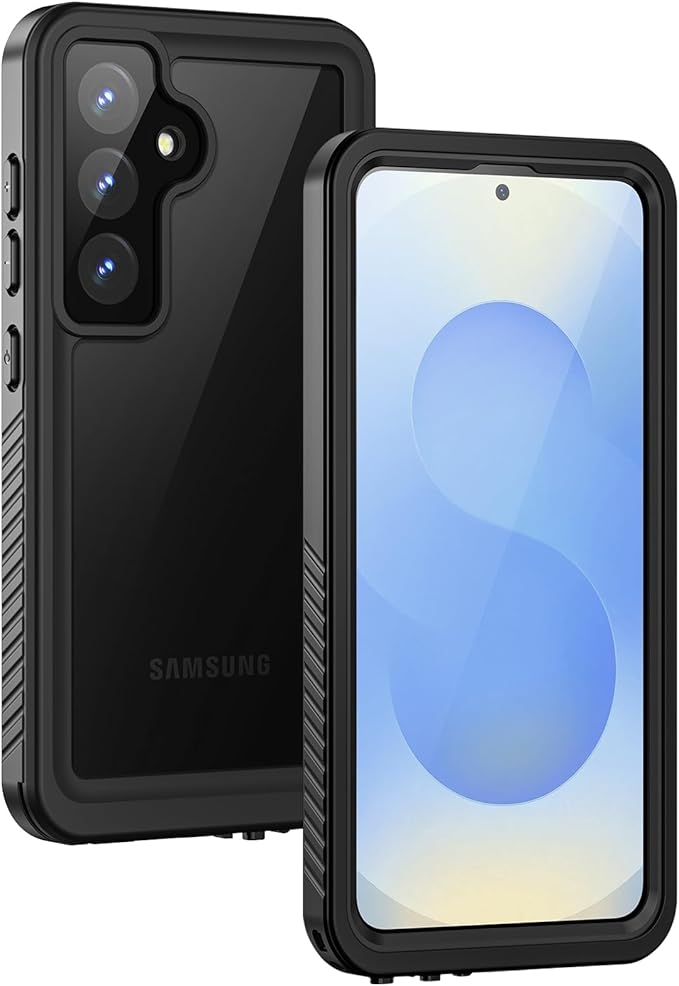 Lanhiem for Samsung Galaxy S25 Phone Case, IP68 Waterproof Dustproof, Built-in by LanhiemHome