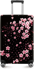 ANNA QUEEN Cherry Blossom Luggage Cover, Elegant Pink Sakura Design Suitcase by ANNAQUEEN