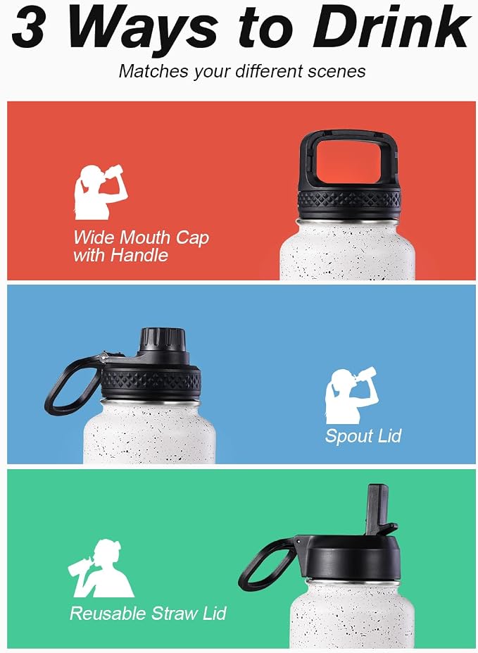 Coolflask Water Bottle 40 oz Insulated - Image 5