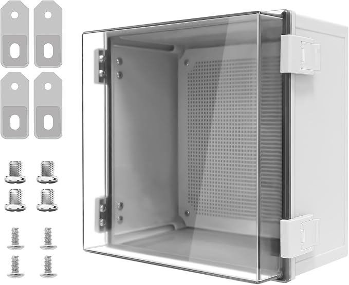 Junction Box, IP65 Waterproof Dustproof ABS Plastic Enclosure, Outdoor and by LMioEtool