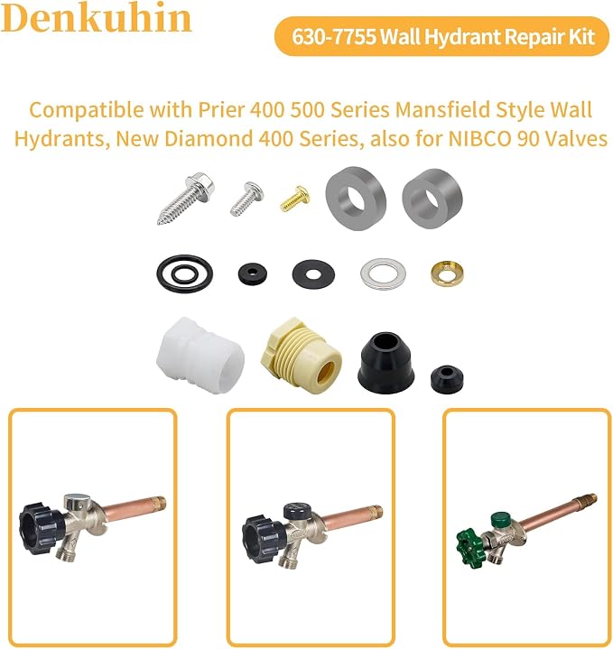 630-7755 Wall Hydrant Repair Kit Compatible - Image 2