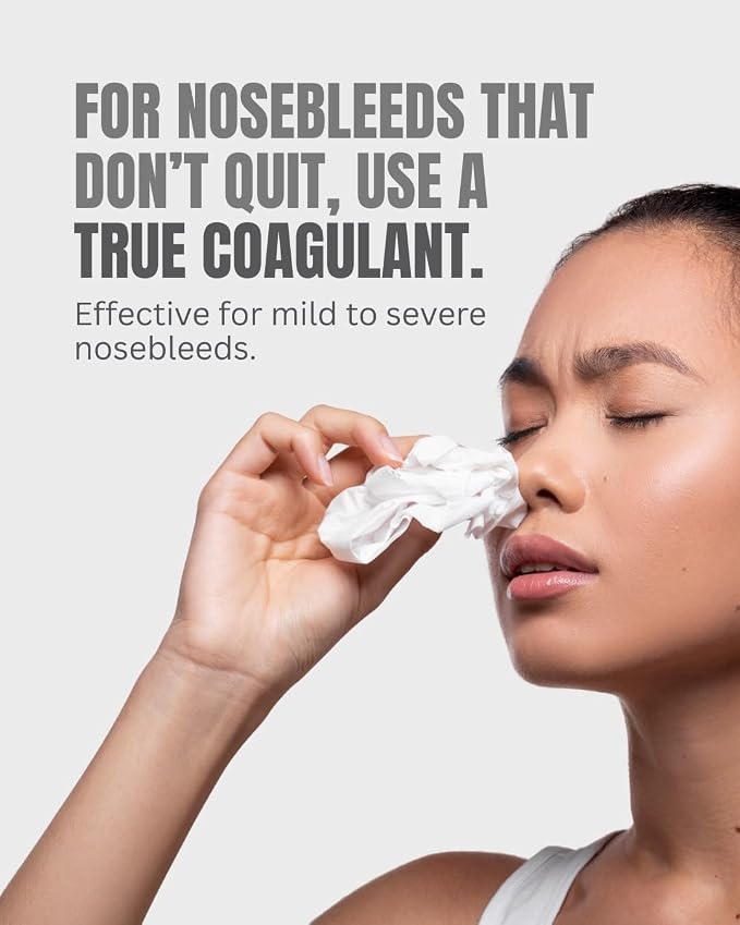 BleedStop™ Nosebleed Strips – Fast Acting Blood Coagulant Foam Inserts – Helps - Image 4