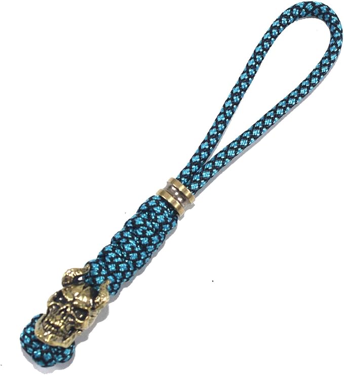 Knife Lanyards with Brass Beads, Paracord Lanyard, Tactical Lanyard by bralafia