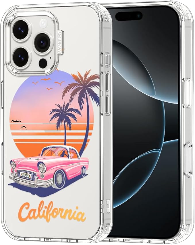 MOSNOVO for iPhone 16 Pro Max Case, Shockproof Military-Grade Protection 6.6ft by Mosnovo