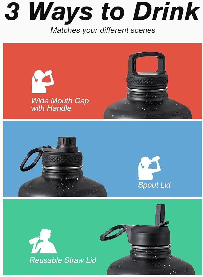 Coolflask 128 oz Gallon Water Bottle Insulated - Image 5