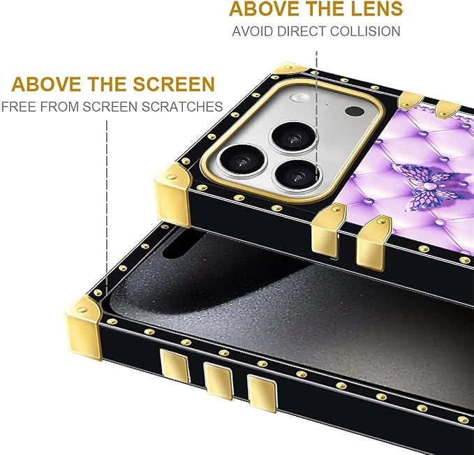 for iPhone 17 Pro Max Case Luxury Golden Decoration - Image 7