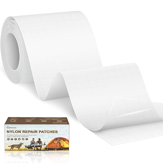 Cahomo 3x79 Inch Nylon Repair Patch Nylon Repair Tape Self Adhesive Fabric by Cahomo