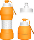 Collapsible Lightweight 20oz Water Bottle, Food-Grade Silicone BPA Free by Unknown