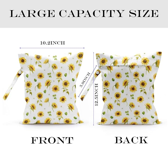 2 Pcs Wet Bag, Wet Dry Bag, Wet Bag - Image 3