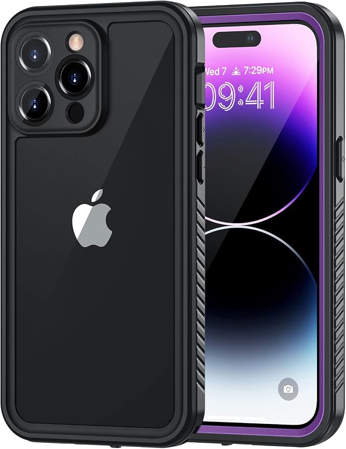 Lanhiem for iPhone 14 Pro Case, IP68 Waterproof Dustproof Shockproof by LanhiemHome