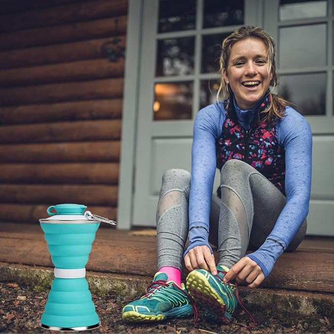 Collapsible Water Bottle, Camping Cup - Image 6