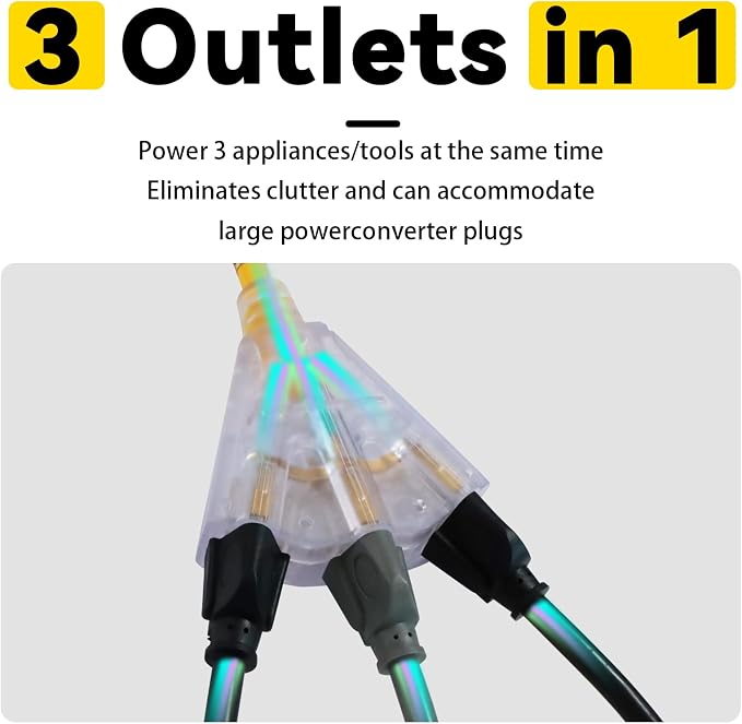 EP 3 Ft Lighted GFCI Extension Cord - Image 5