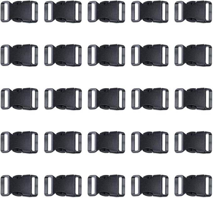 Black Plastic Side Release Buckles - Image 2