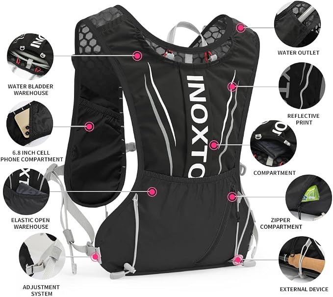 IX INOXTO Running Hydration Vest - Image 3