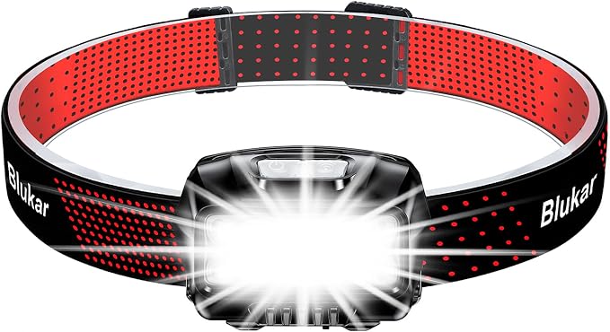 Blukar LED Headlamp Rechargeable, 2000L High Lumen Super Bright Dimmable - Image 4