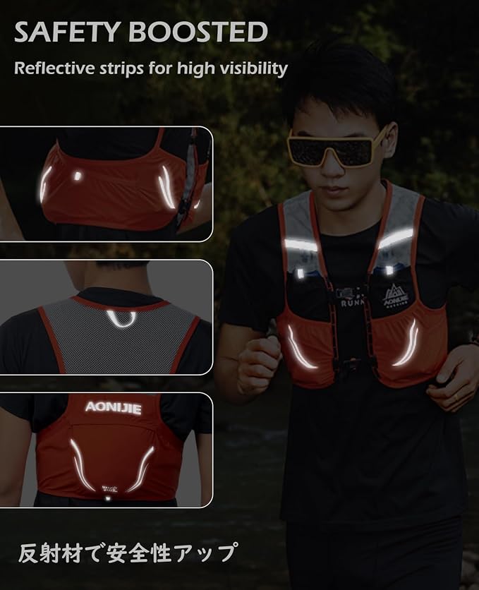TRIWONDER Hydration Vest 2.5L Ultra Trail Running Backpack Hydration Pack - Image 6