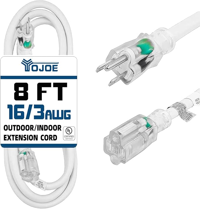 YOJOE Indoor Outdoor Extension Cord by YOJOE