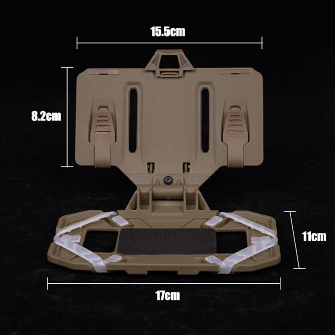 Zhongren Tactical Plate Carrier Vest Attachments Universal Phone Chest Mount - Image 9
