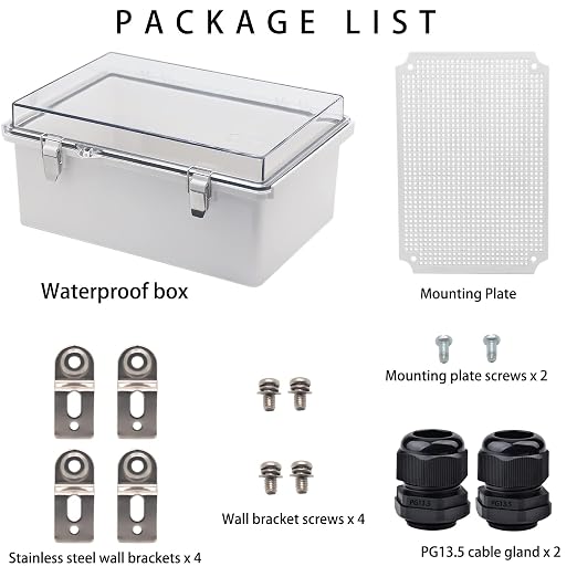 Outdoor Waterproof Electrical Box Junction Box Weatherproof IP67 ABS Plastic - Image 4