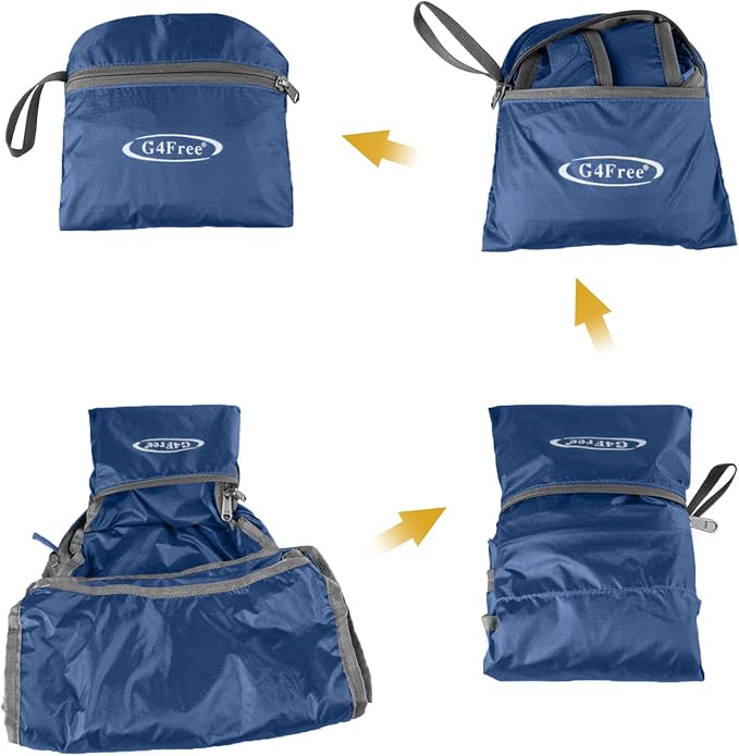 G4Free 20L Lightweight Packable Backpack Travel Hiking Daypack Foldable Backpack - Image 6