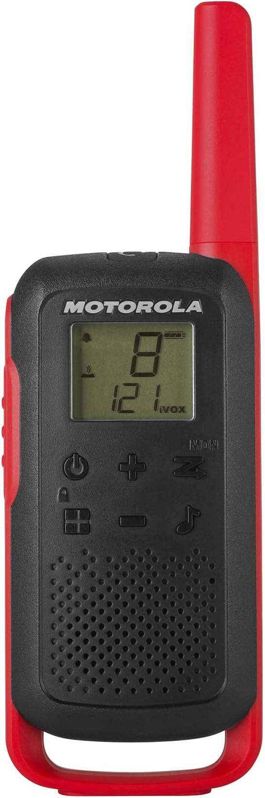 Motorola Solutions T210 Two-Way Radio Black W/Red Two-Pack by MotorolaSolutions