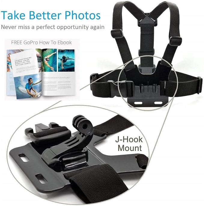 REFLEX CAMERA 50 in 1 Action Camera Accessories Kit Compatible - Image 4