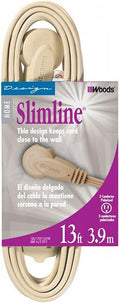 Woods Slimline 16/3 Flat Plug Extension Cord by Woods