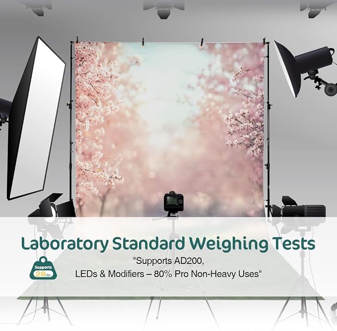 Kate Heavy Duty Light Stand for Photography, 8.5ft High Stable Photo Video - Image 6