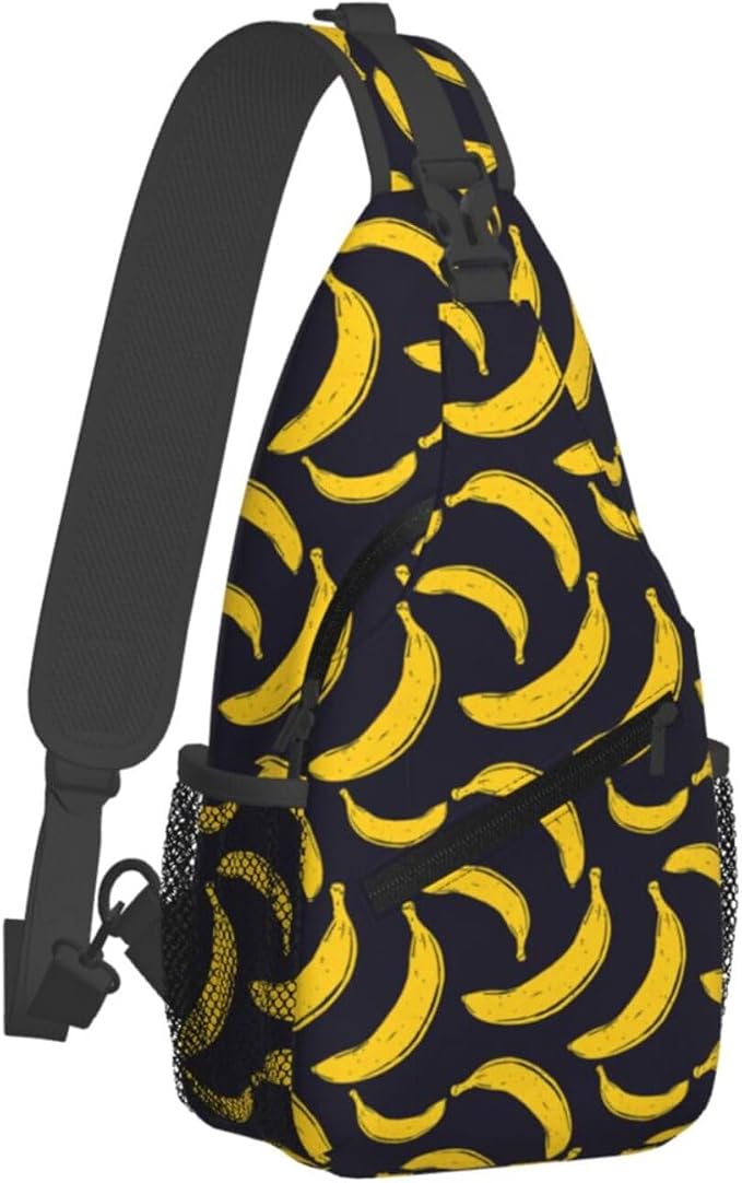 Pop Art Banana Sling Bag For Women Men Fashion Fruits Print Backpack Crossbody - Image 2