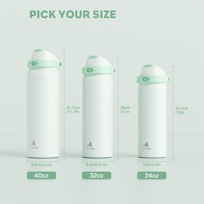 POWCAN 24 oz Vacuum Water Bottle - Image 8