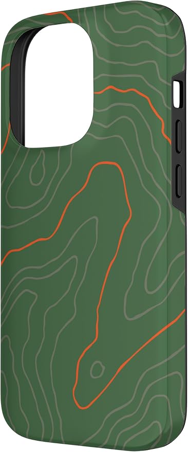 Backcountry Topo Guide Orange Lines Topographical Map Case - Image 2