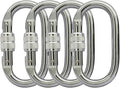 Heavy Duty Locking Climbing Carabiner Clip CE Rated 25 kN 5600 LB Rugged by BYANG