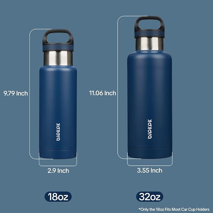BJPKPK Insulated Water Bottle 18OZ Stainless Steel Water Bottle - Image 3