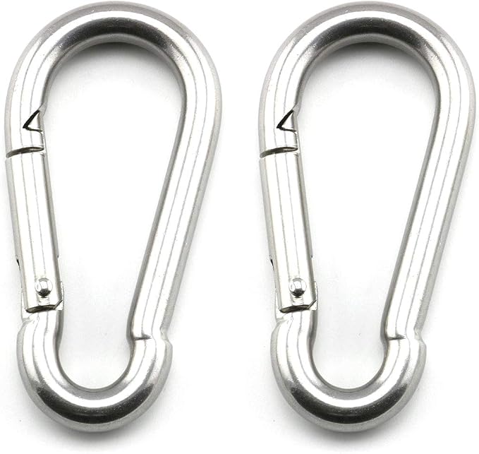 heyous 2 Set M8 Suspension Ceiling Wall Mount U Hook Anchor Hanger Stainless - Image 3