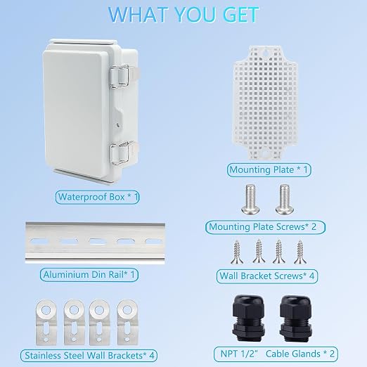 IP67 Waterproof Junction Box, ABS Plastic Electrical Enclosure - Image 7