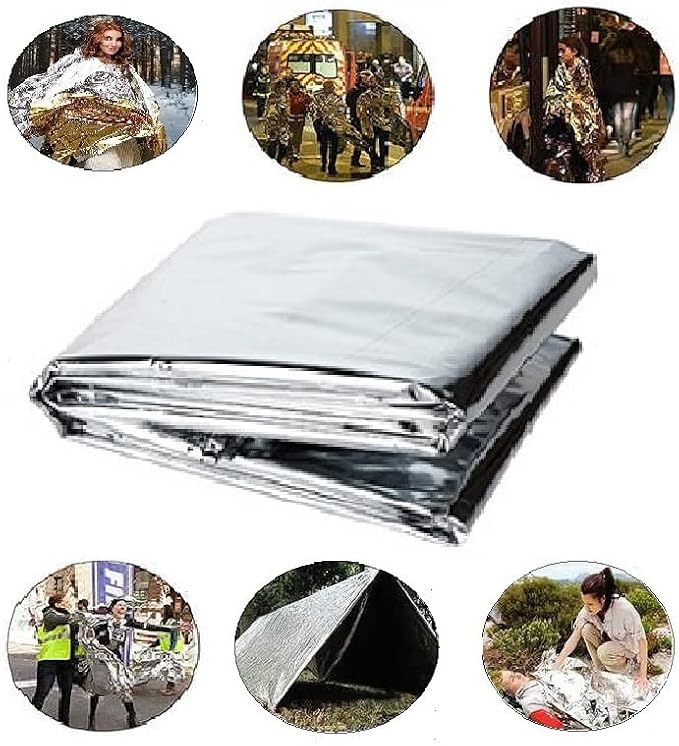 GALAXYLENSE Emergency Mylar Thermal Blanket - Image 2