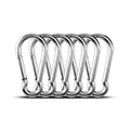 Large Carabiner Clip Hooks, 304 Stainless Steel Spring Snap Hook Fits Camping by KINLINK