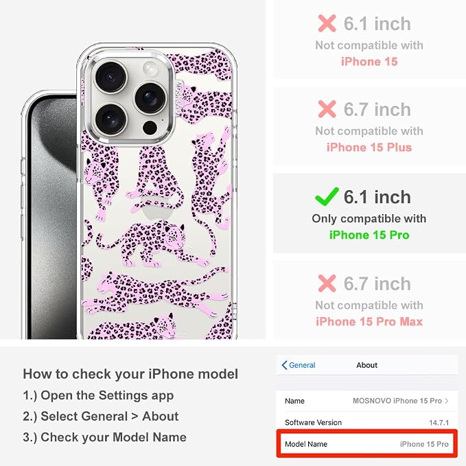MOSNOVO Case for iPhone 15 Pro - Image 2