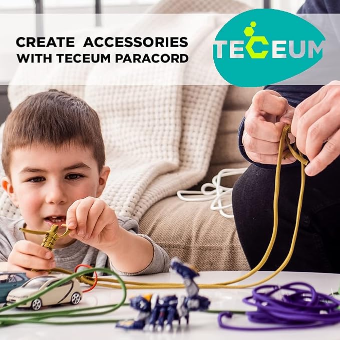 TECEUM 5/32" Paracord Rope 1000 – 1000ft / 200ft / 100ft / 50ft – Tactical - Image 7