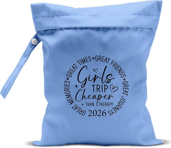 Girls Trip Gifts Wet Dry Bag, Beach Bag Wet Bag Favors, by zcyxuuw