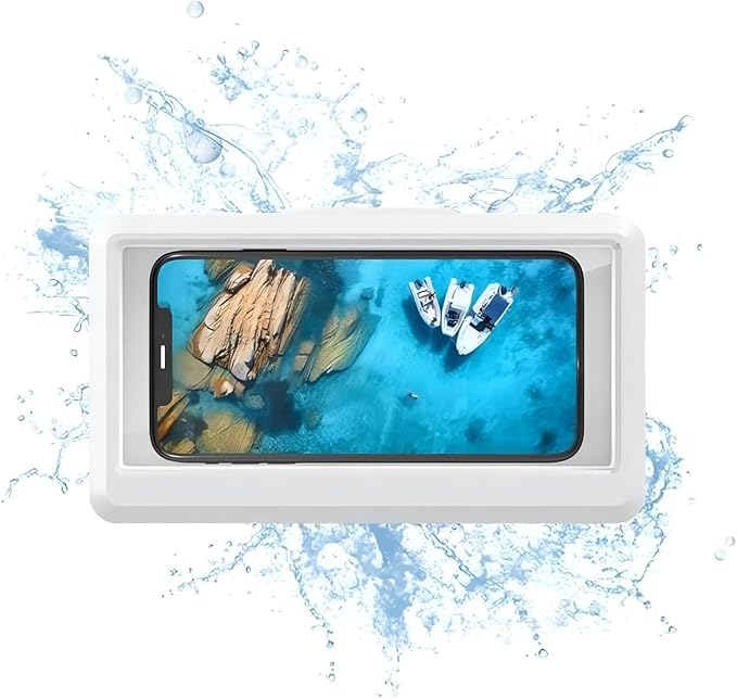 Shower Phone Holder Waterproof, 360° rotatable Adjustable rain Phone by Unknown