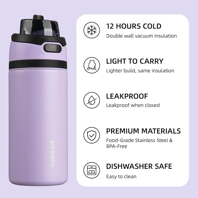 BJPKPK 17oz Insulated Water Bottle - Image 3