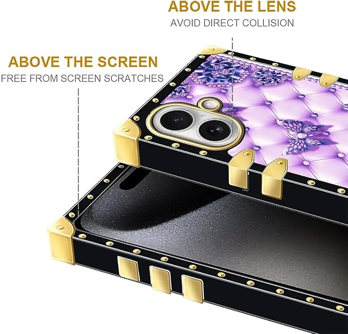 for iPhone 17 Case Luxury Golden Decoration - Image 7